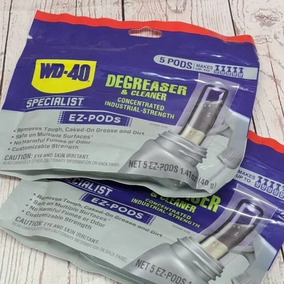 2 Packs,WD-40 Specialist Industrial-Strength Degreaser EZ-PODS, 5 Pods Per Pack - Picture 5 of 5